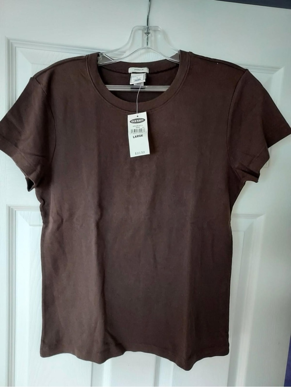 Old Navy Women's Brown Crewneck Short Sleeve Tee